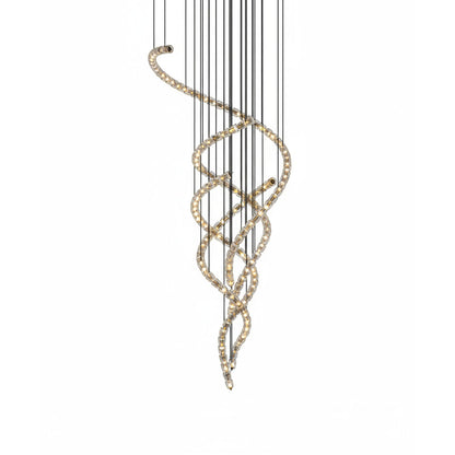 Gabriel Gold Crystal Chandelier