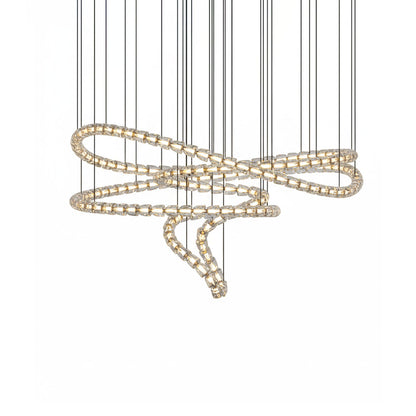 Gabriel Gold Crystal Chandelier