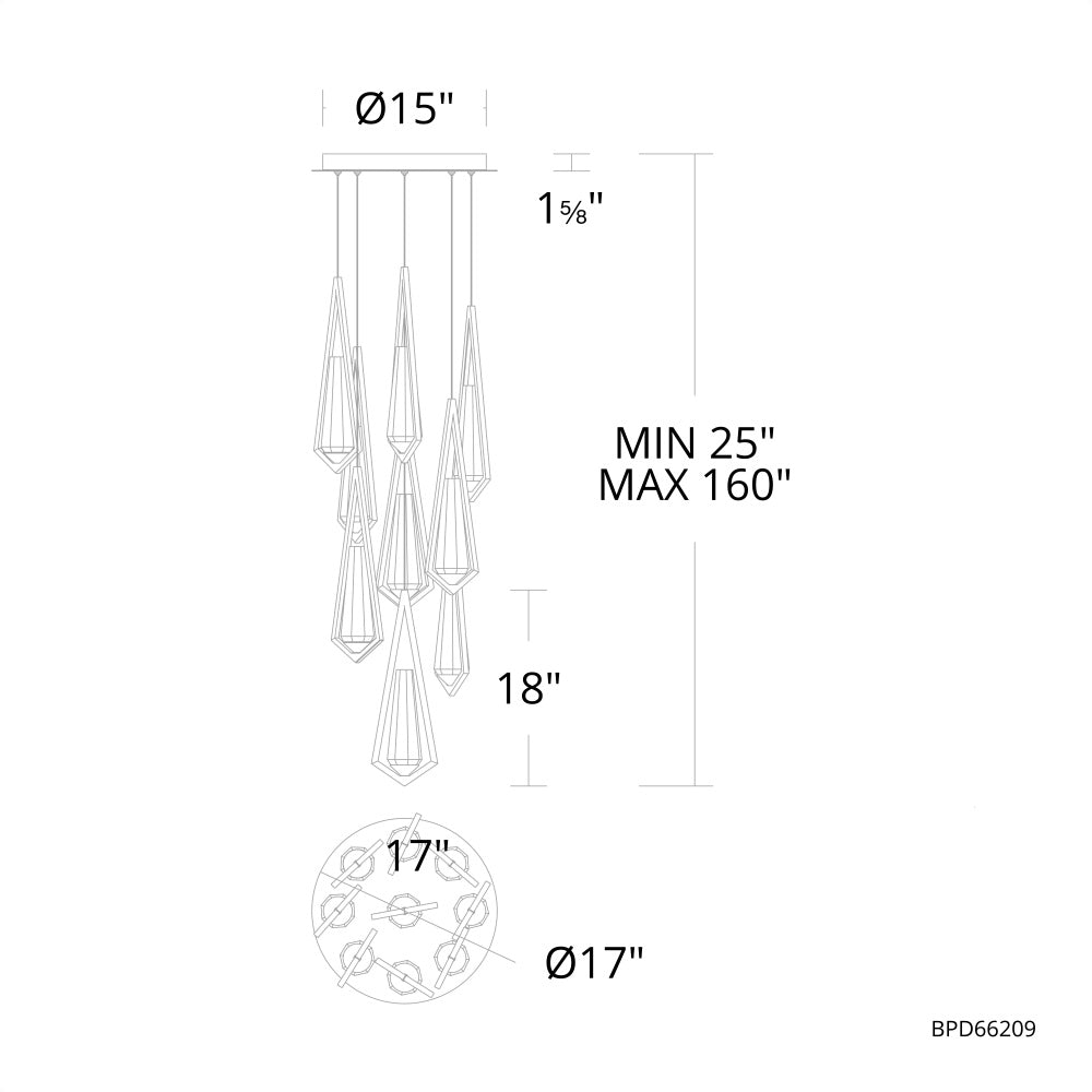 Devation Round Chandelier 9 Light - Richardrider