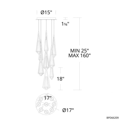 Devation Round Chandelier 9 Light - Richardrider