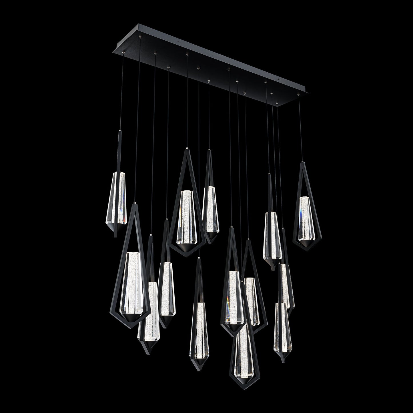 Schobek Crystal Linear Chandelier 14 Light - Richardrider
