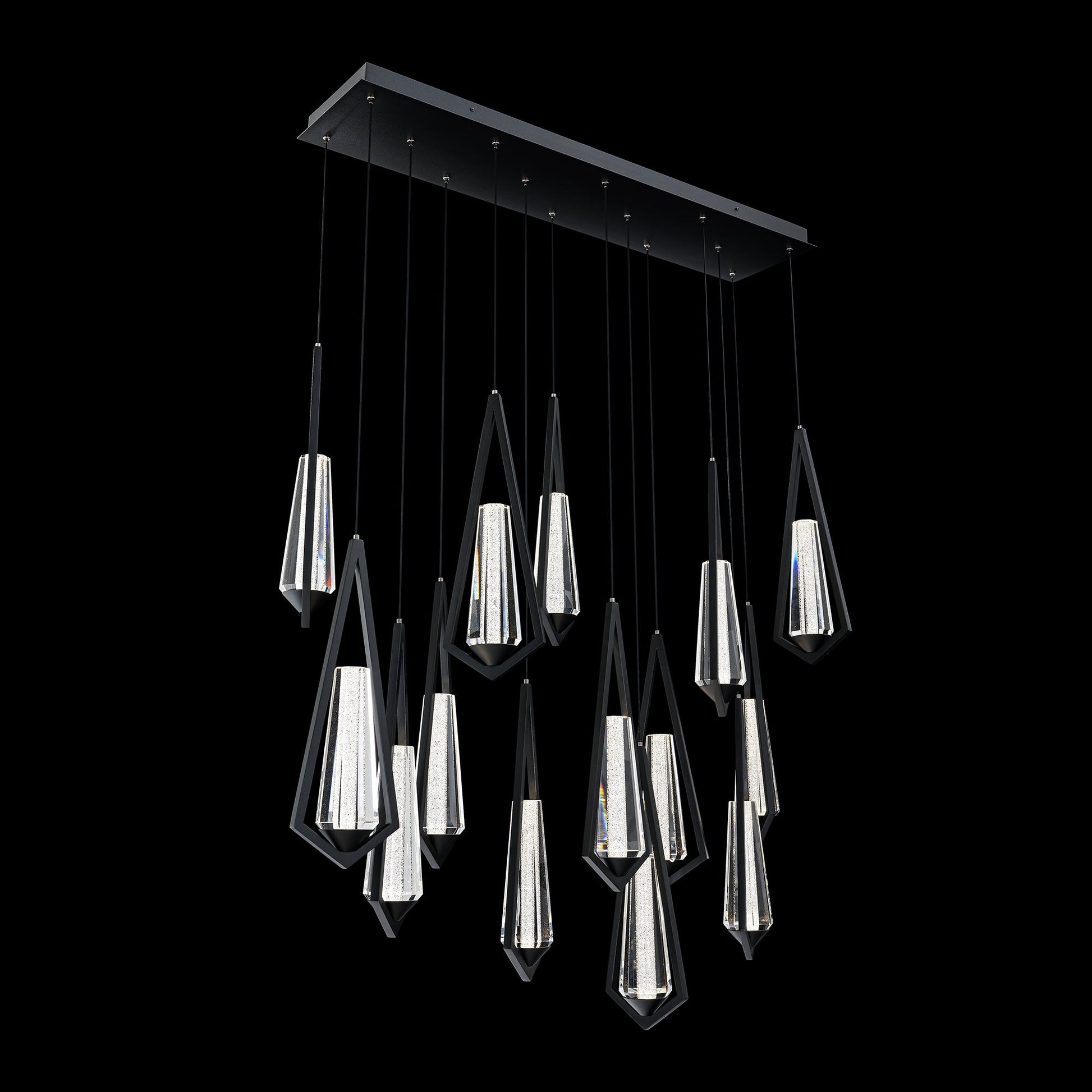 Schobek Crystal Linear Chandelier 14 Light - Richardrider