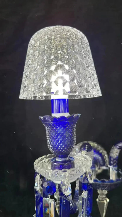 Bellarose Zenith Faunacrystopolis Blue Crystal Chandelier - Richardrider