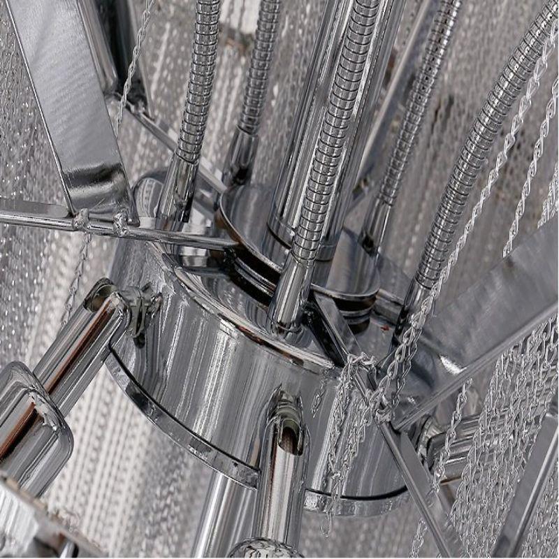 Baucis Aluminum Chain Tassel Chandelier - Richardrider