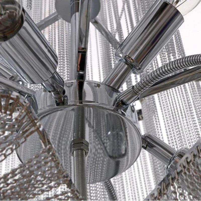 Baucis Aluminum Chain Tassel Chandelier - Richardrider