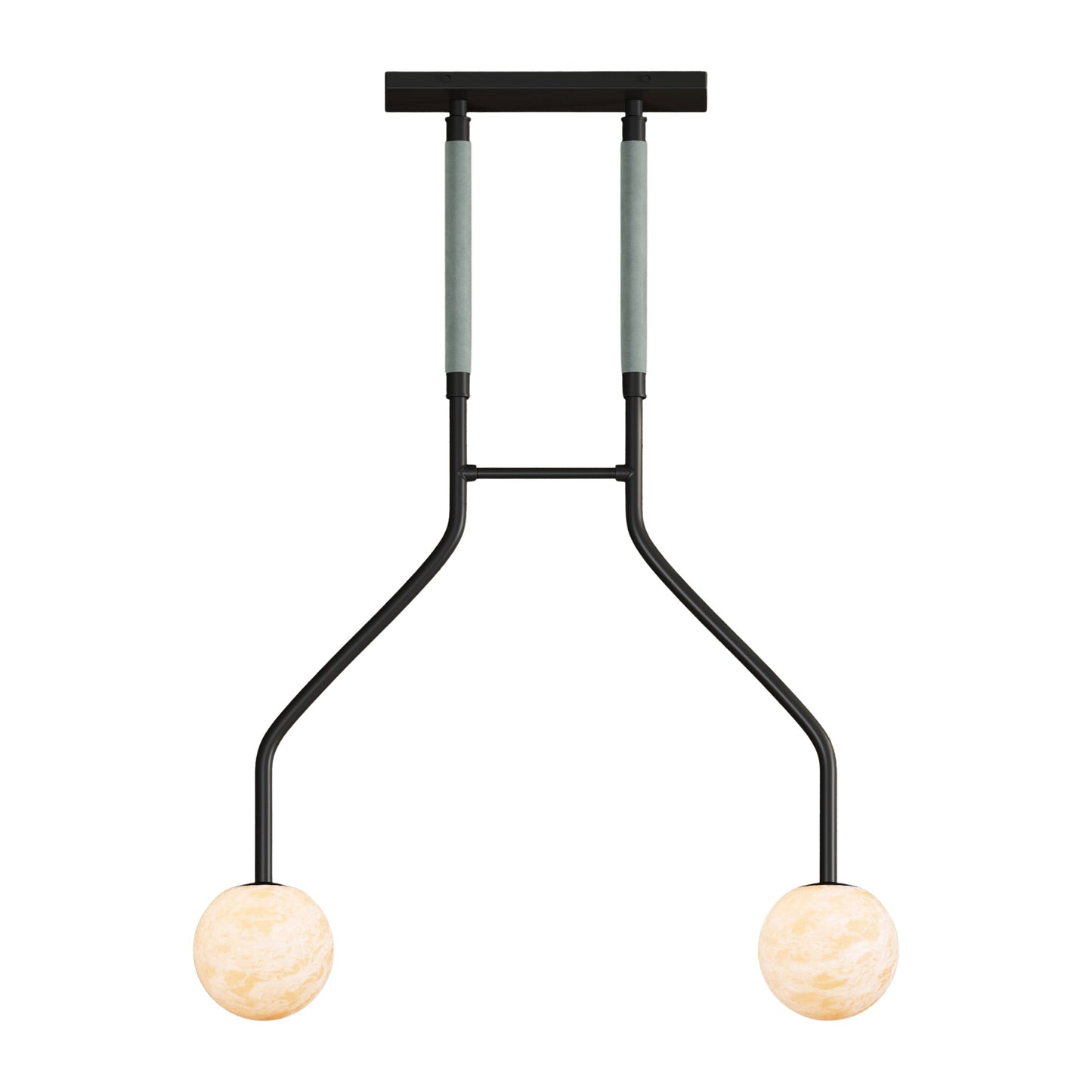 Peaks Alabaster Vanity Pendant