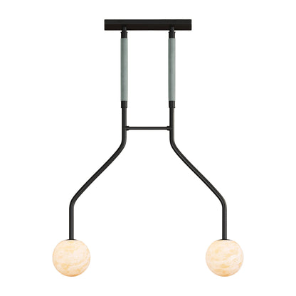Peaks Alabaster Vanity Pendant