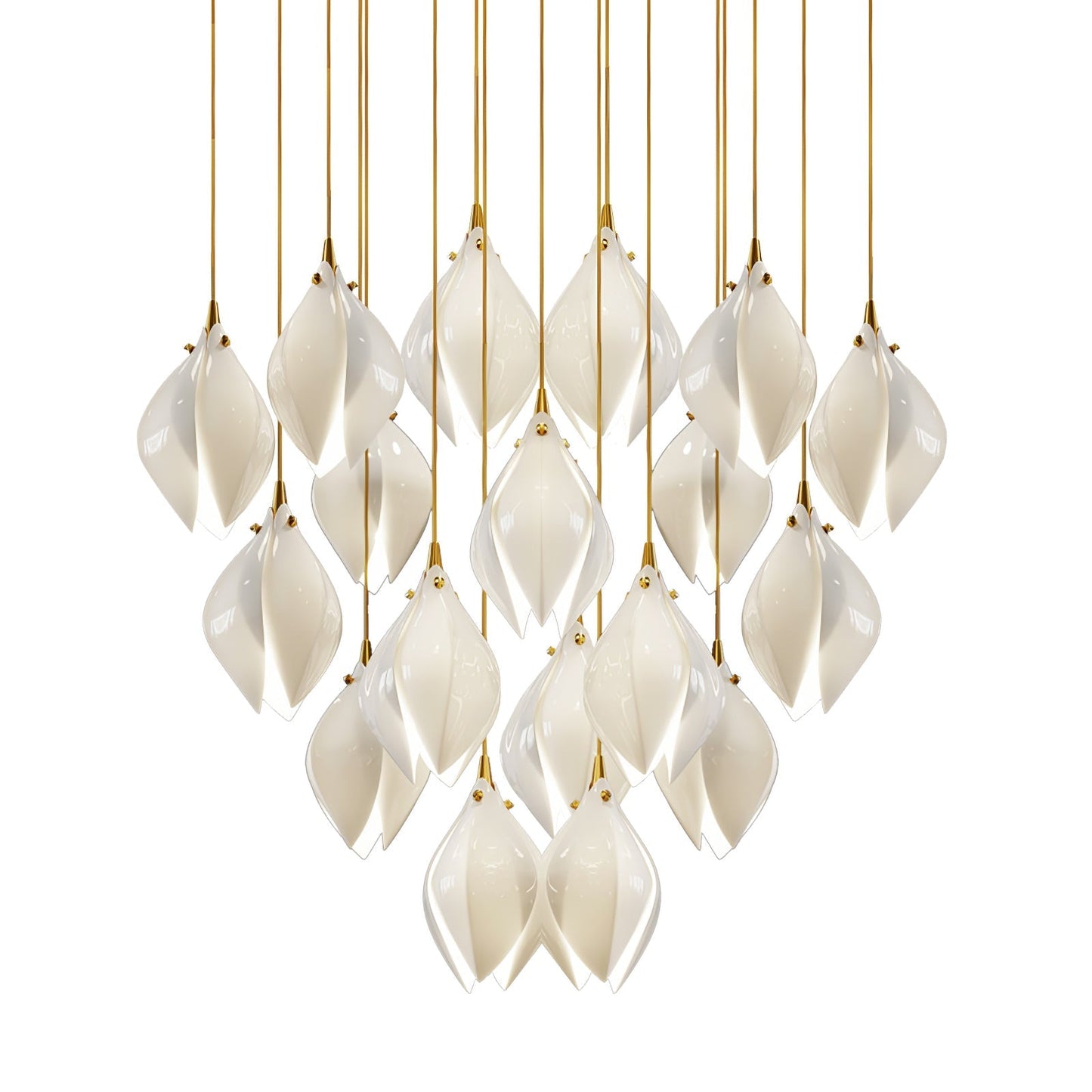 Galaxy Celeste Flora Crystal Spiral Chandelier