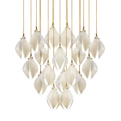 Galaxy Celeste Flora Crystal Spiral Chandelier