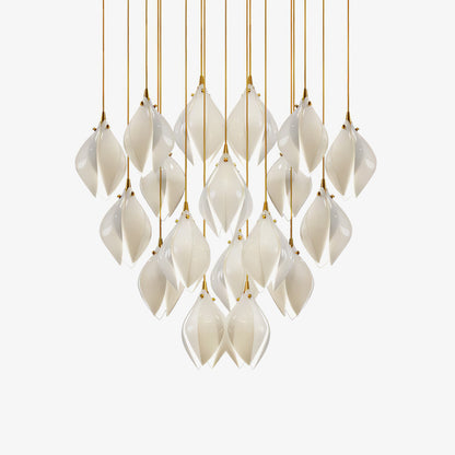 Galaxy Celeste Flora Crystal Spiral Chandelier
