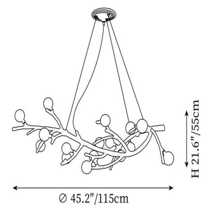 Boho Tree Branch Modern Chandelier - Richardrider