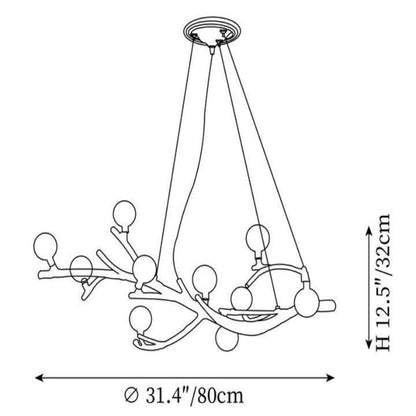 Boho Tree Branch Modern Chandelier - Richardrider