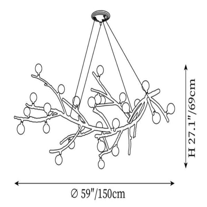 Boho Tree Branch Modern Chandelier - Richardrider