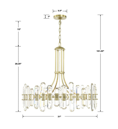 Balton 12 Light Chandelier - Richardrider