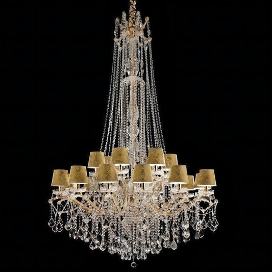 Classical Maria Theresa 18 Light Crystal Glass Chandelier - Richardrider