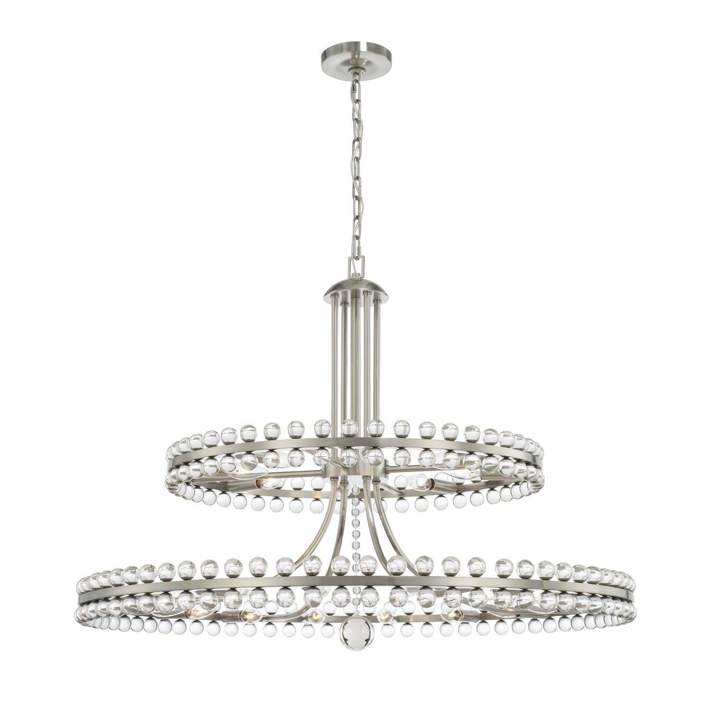 Clover 24 Light Crystal Chandelier 39''W - Richardrider