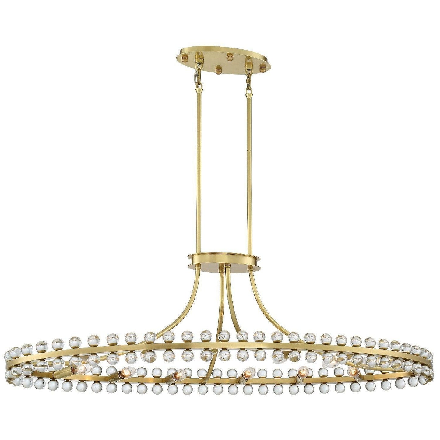 Clover Crystal Light Chandelier 45''W - Richardrider