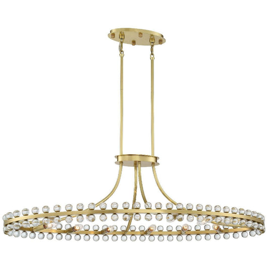Clover Crystal Light Chandelier 45''W - Richardrider