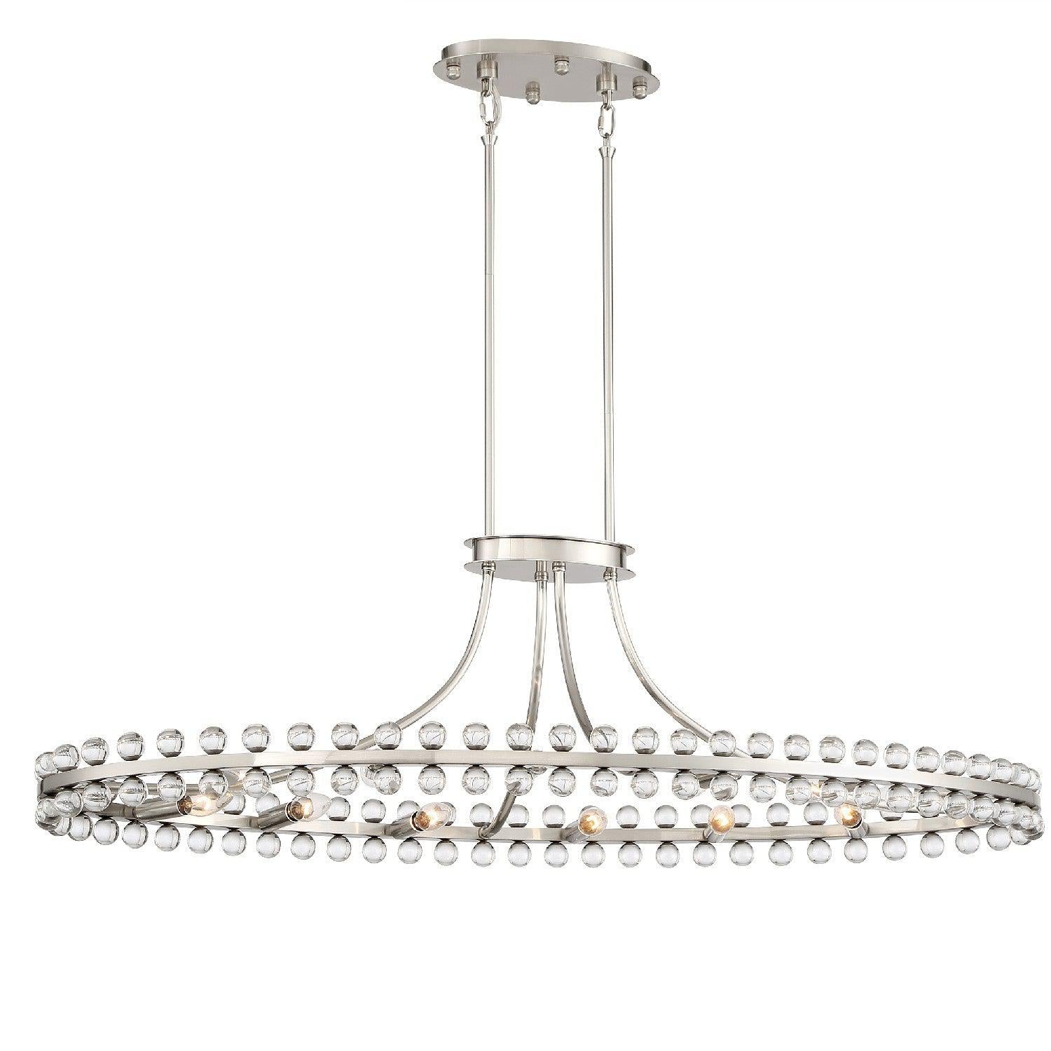 Clover Crystal Light Chandelier 45''W - Richardrider