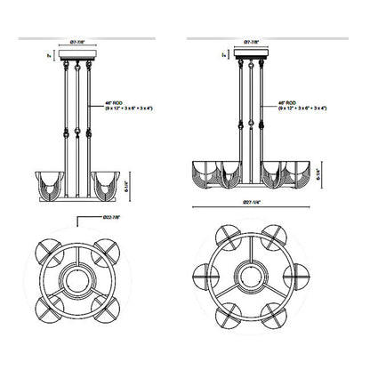 Empyrea Alabaster Chandelier