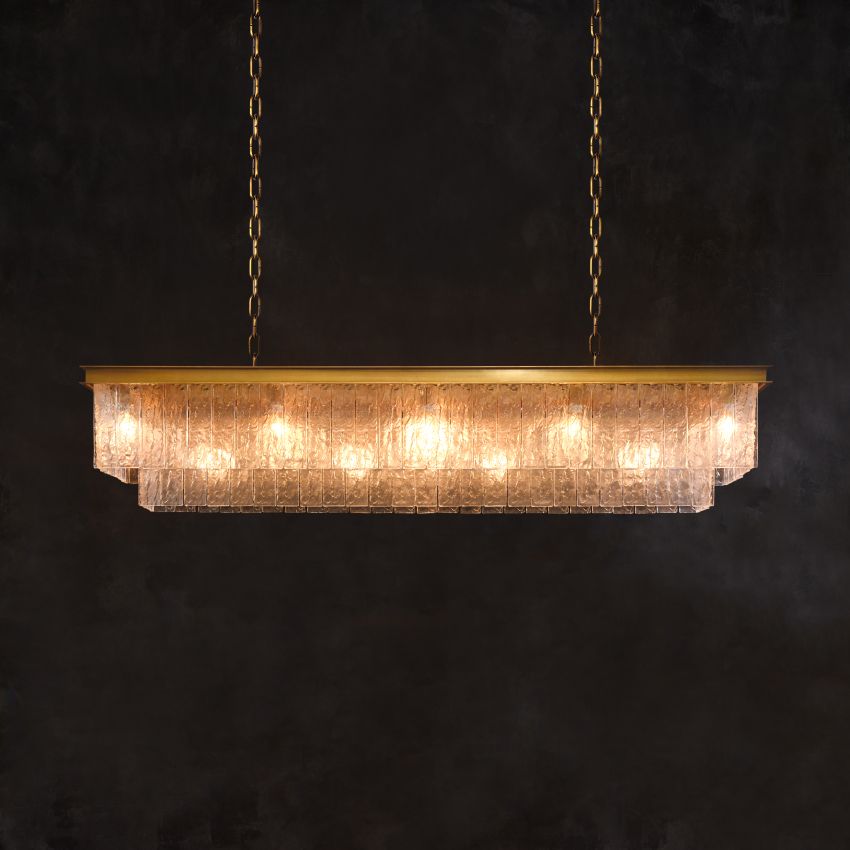 Claire Crystal Rectangular Chandelier - Richardrider