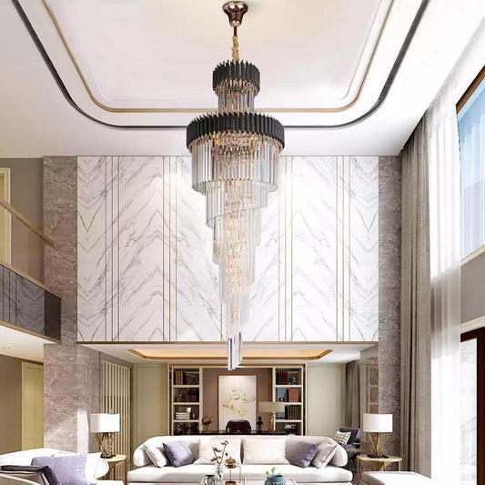 Cyrus Multiple Tier Crystal Chandelier - Richardrider