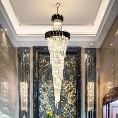 Cyrus Multiple Tier Crystal Chandelier - Richardrider