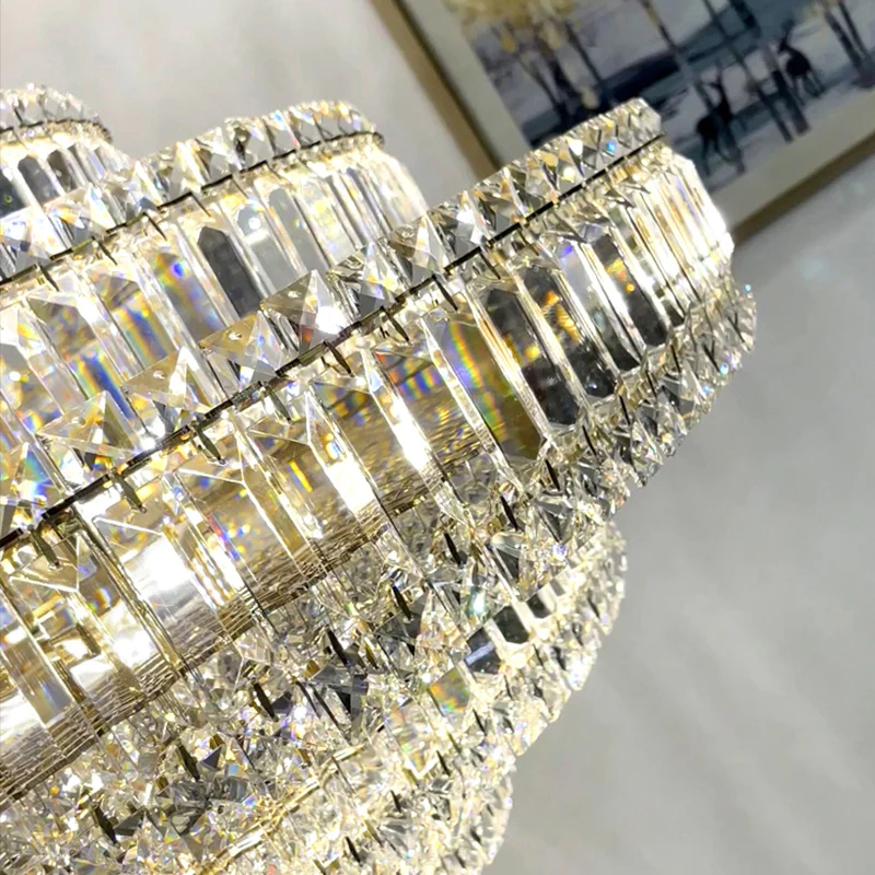 Cake Shape Luxury Crystal Chandelier - Richardrider