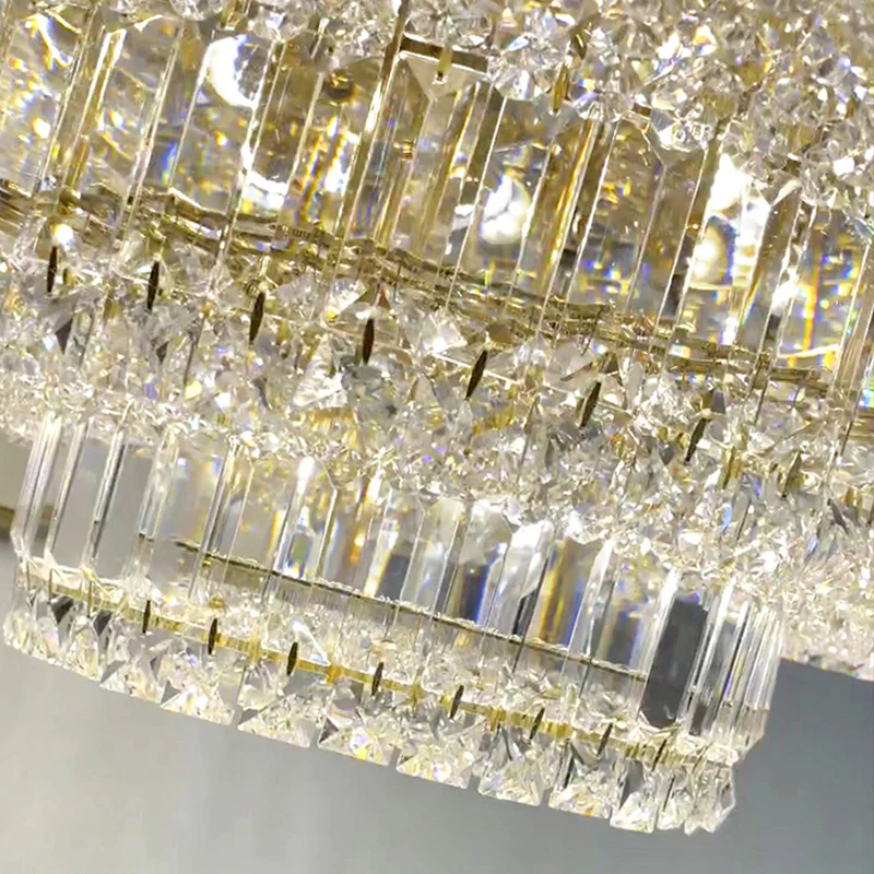 Cake Shape Luxury Crystal Chandelier - Richardrider