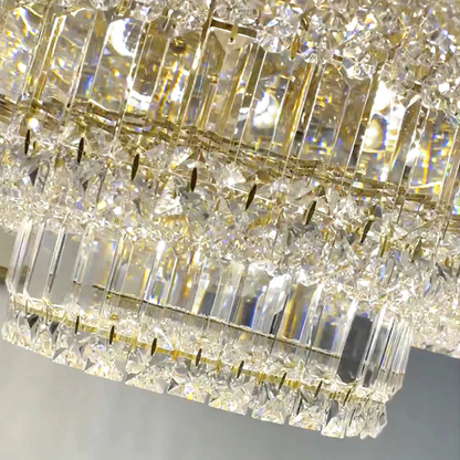 Cake Shape Luxury Crystal Chandelier - Richardrider