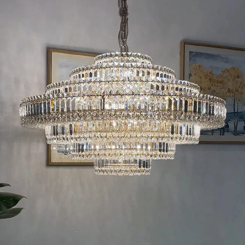 Cake Shape Luxury Crystal Chandelier - Richardrider