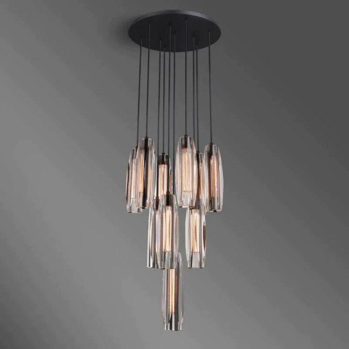 Camellia Crystal 10-Light Round Chandelier - Richardrider