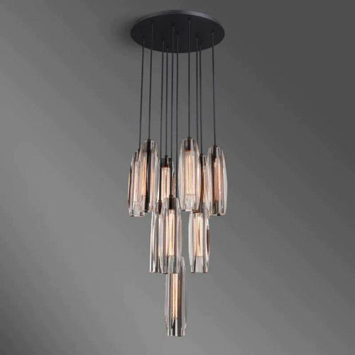 Camellia Crystal 10-Light Round Chandelier - Richardrider