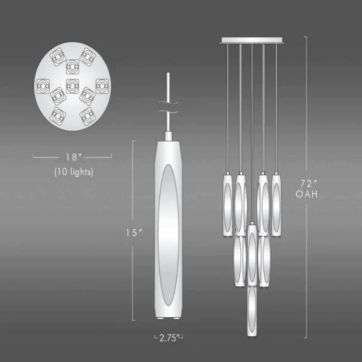 Camellia Crystal 10-Light Round Chandelier - Richardrider