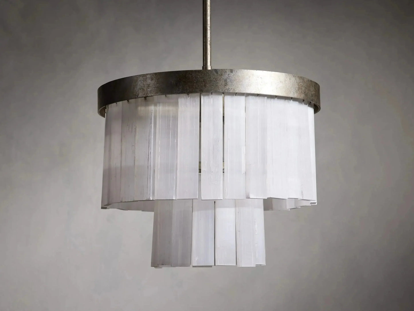 Cameron 2 Tier Selenite Chandelier