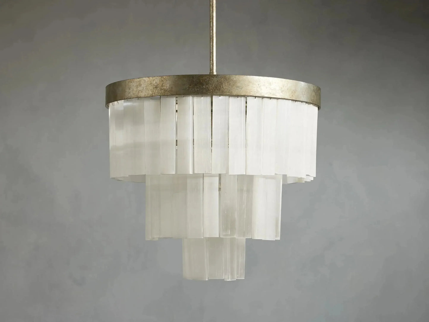 Cameron 3 Tier Selenite Chandelier