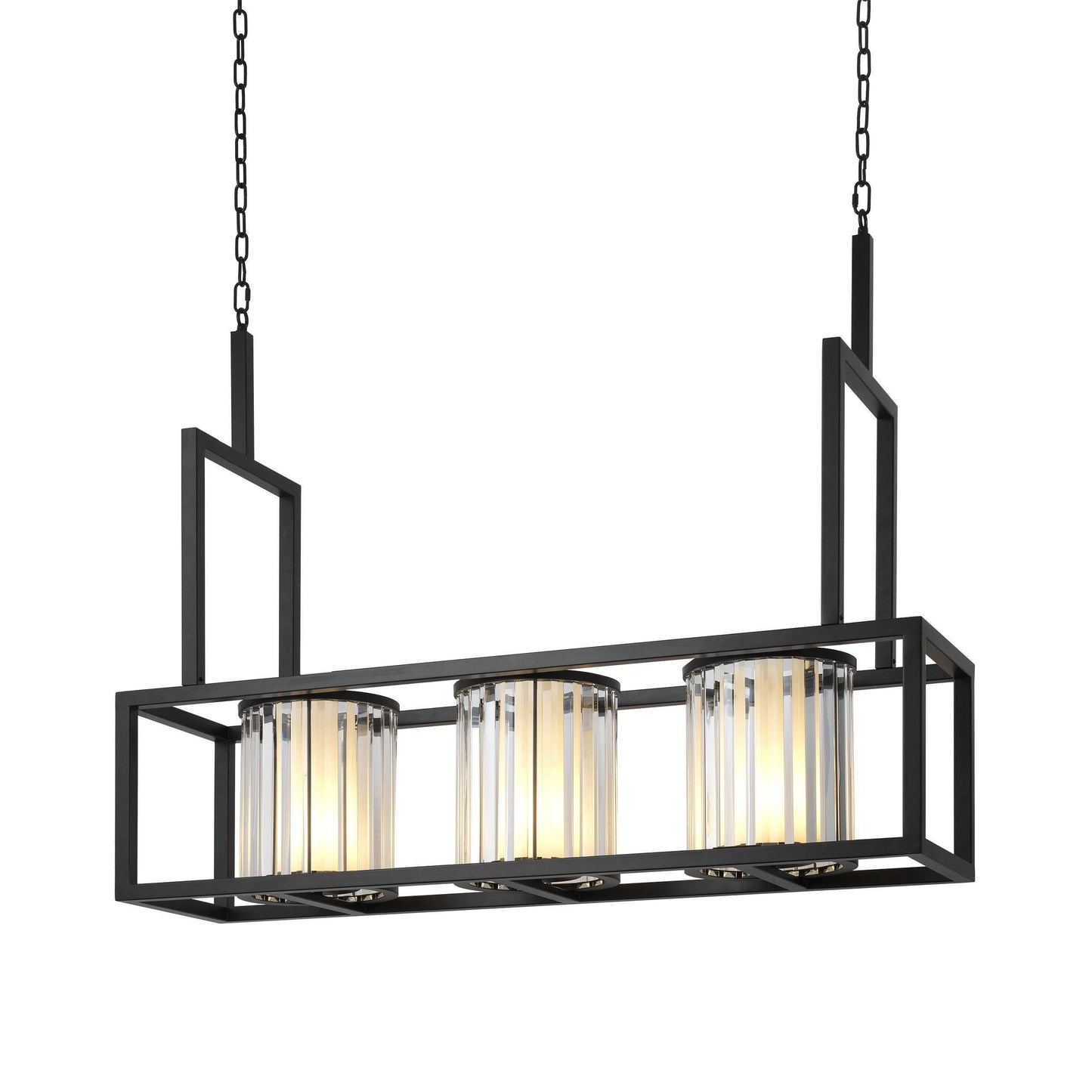 Carducci Modern Alabaster Chandelier - [Black] - Richardrider