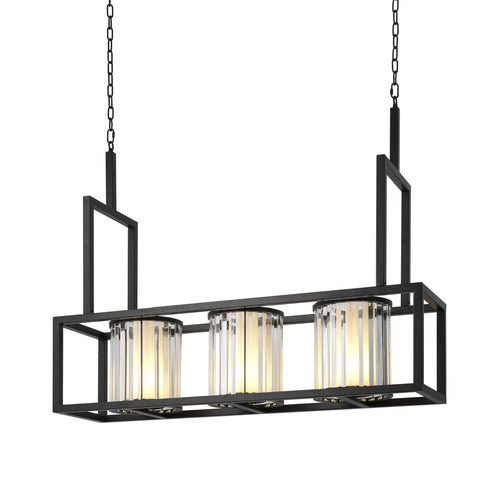 Carducci Modern Alabaster Chandelier - [Black] - Richardrider