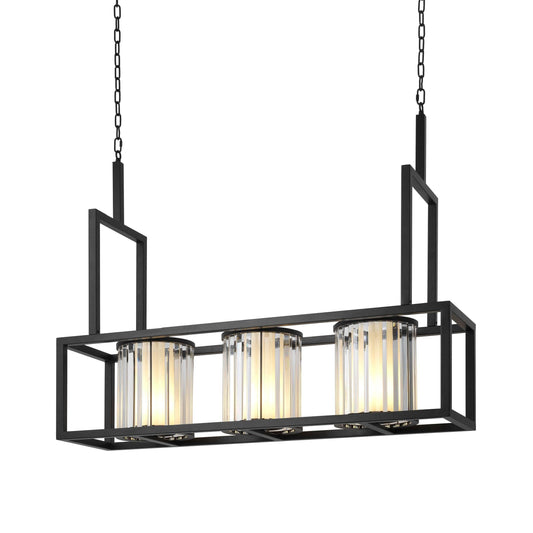 Carducci Modern Alabaster Chandelier - [Black] - Richardrider