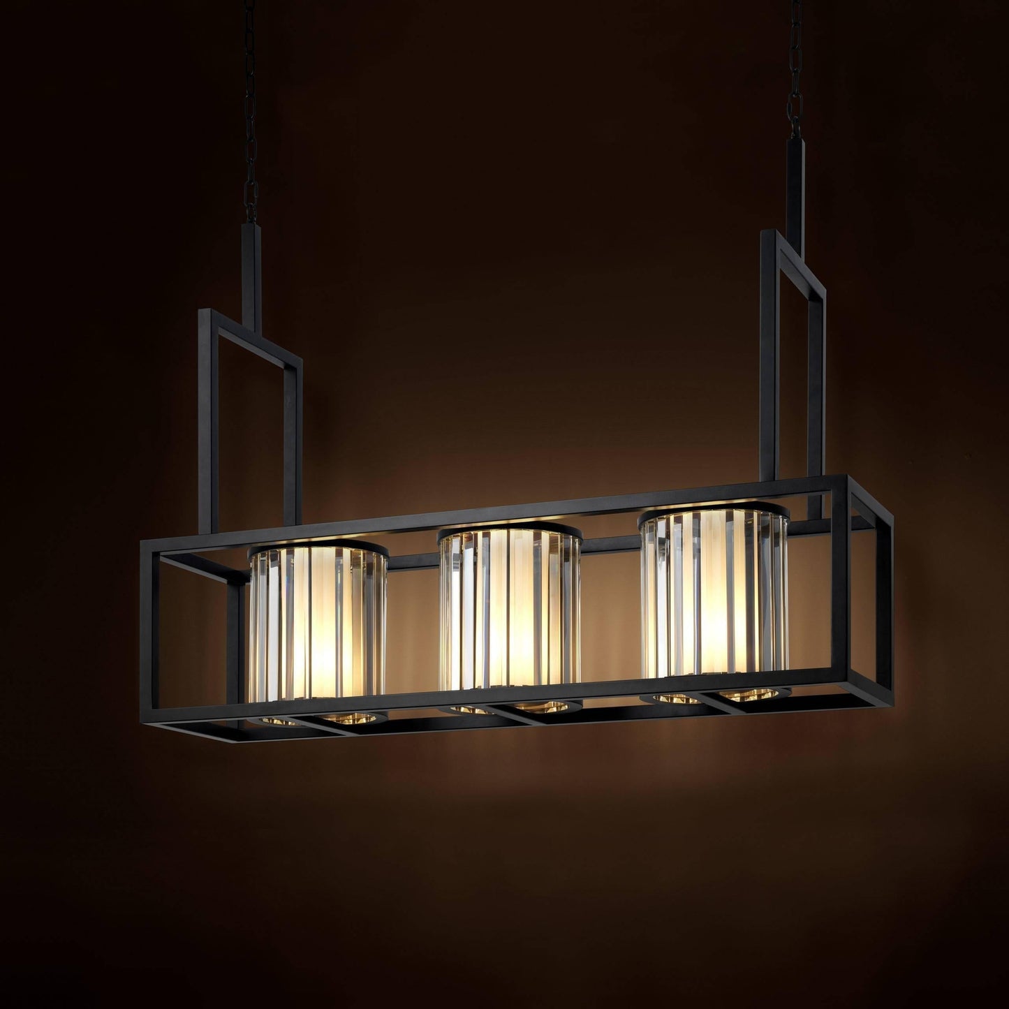 Carducci Modern Alabaster Chandelier - [Black] - Richardrider