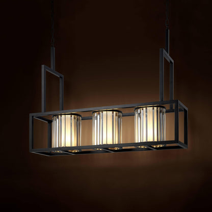 Carducci Modern Alabaster Chandelier - [Black] - Richardrider