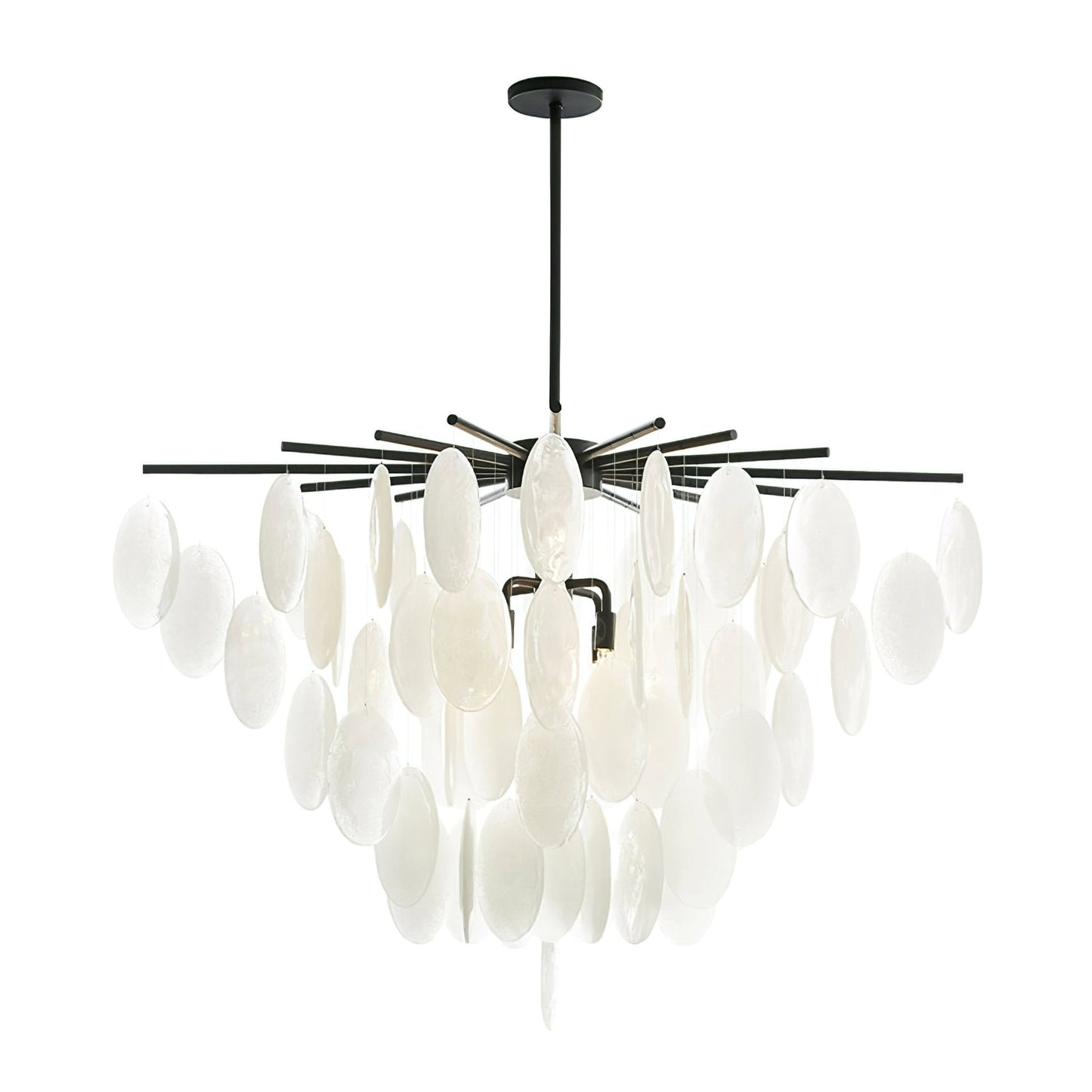 Cascading Selenite Disc Chandelier - Richardrider