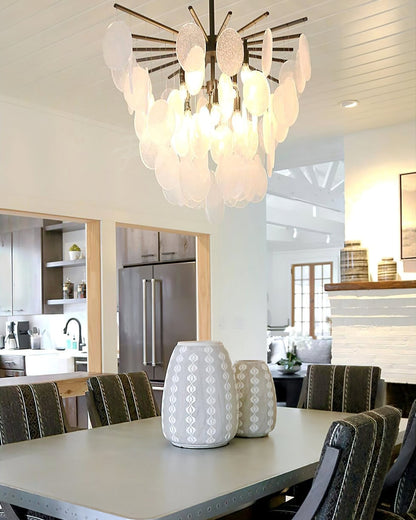 Cascading Selenite Disc Chandelier - Richardrider