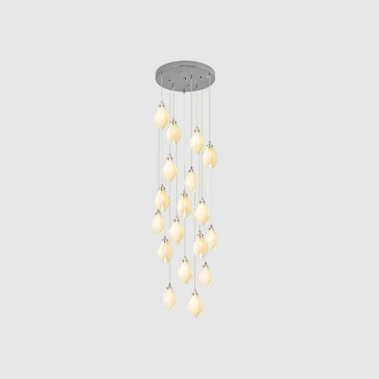 Galaxy Celeste Flora Crystal Spiral Chandelier