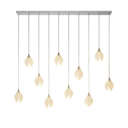 Galaxy Celeste Flora Crystal Spiral Chandelier