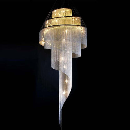 Celestial Twist Chandelier