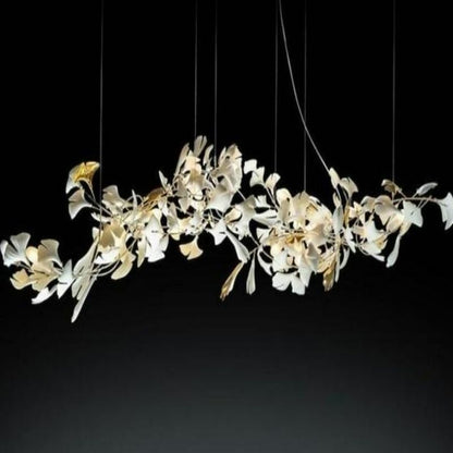 Ceramic Ginkgo Branch Chandelier Light - Richardrider