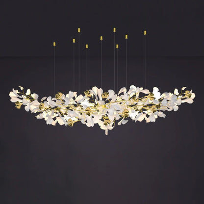 Ceramic Ginkgo Branch Chandelier Light - Richardrider