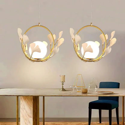 Ceramic Ginkgo Pendant Lamp - Richardrider
