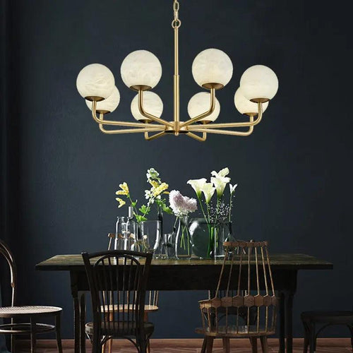 Alabaster Modern Global Dining Chandelier - Richardrider